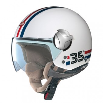 Casque Jet Nolan N20 Traffic Anniversary Plus Blanc 121